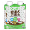 Thực phẩm chức năng Orgain Kids Protein Organic Nutritional Shake Chocolate 4 Pack 8.25 fl oz (244 ml) Each 851770003117