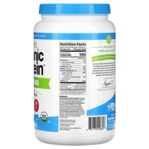 Thực phẩm bổ sung Orgain Organic Protein & Greens Protein Powder Plant Based Vanilla Bean 1.94 lbs (882 g) 851770006828