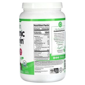 Thực phẩm bổ sung Orgain Organic Protein Powder Plant Based Chocolate Coconut 32.4 oz (920 g) 851770007559