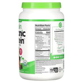Thực phẩm bổ sung Orgain Organic Protein Powder Plant Based Chocolate Peanut Butter 2.03 lb (920 g) 851770006026