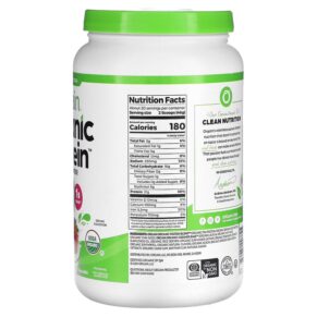Thực phẩm bổ sung Orgain Organic Protein Powder Plant Based Strawberries 'N Cream 32.4 oz (920 g) 851770007825