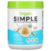 Thực phẩm chức năng Orgain Simple Organic Plant Protein Powder Peanut Butter 1.25 lb (567 g) 851770007498