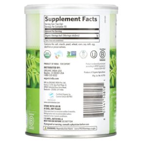 Organic India Moringa Green Superfood 8 oz (226 g) 3 Thực phẩm bổ sung Organic India Moringa Green Superfood 8 oz (226 g) 801541508181
