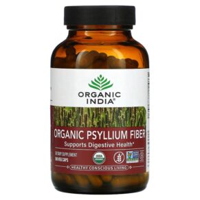 Thực phẩm chức năng Organic India Organic Psyllium Fiber 180 Veg Caps 850021635060