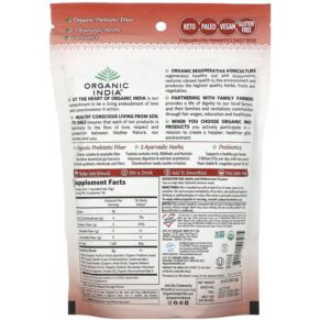 Thực phẩm bổ sung Organic India Psyllium Pre & Probiotic Fiber Orange 10 oz (283.5 g) 801541517275