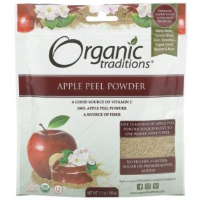 Thực phẩm chức năng Organic Traditions Apple Peel Powder 3.5 oz (100 g) 627733010412