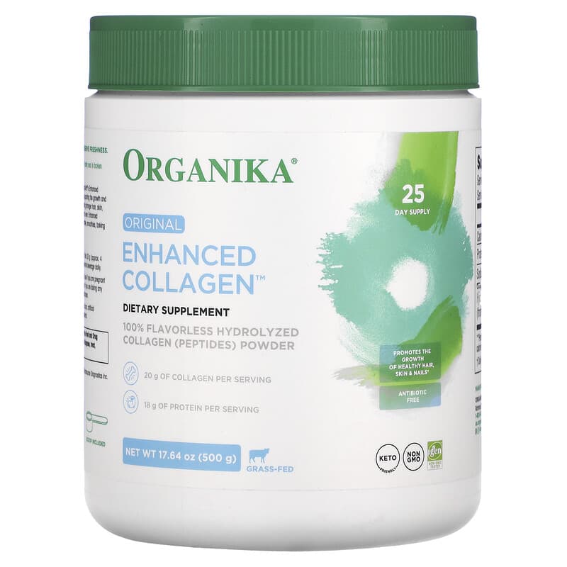 Organika Enhanced Collagen Original 17.64 oz (500 g) 8 Thực phẩm chức năng Organika Enhanced Collagen Original 17.64 oz (500 g) 620365250850
