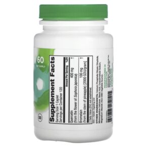 Organika Quercetin with Bromelain 120 Caplets 3 Thực phẩm bổ sung Organika Quercetin with Bromelain 120 Caplets 620365250515