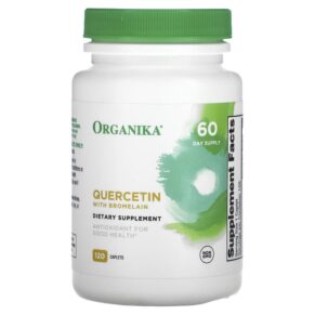 Thực phẩm chức năng Organika Quercetin with Bromelain 120 Caplets 620365250515