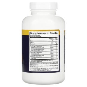 Thực phẩm bổ sung Oslomega Norwegian Omega 3-6-9 with Borage Oil Natural Lemon Flavor 180 Softgels 898220013937