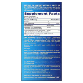 Thực phẩm bổ sung Osteo Bi-Flex Joint Health Triple Strength + Turmeric 80 Coated Tablets 030768679309