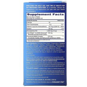 Thực phẩm bổ sung Osteo Bi-Flex Joint Health Triple Strength + Vitamin D 80 Coated Tablets 030768196073