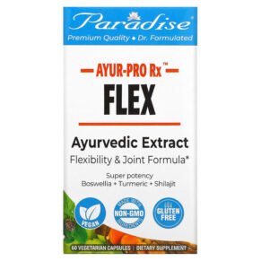 Thực phẩm chức năng Paradise Herbs AYUR-Pro Rx Flex 60 Vegetarian Capsules 601944778804