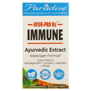 Thực phẩm chức năng Paradise Herbs AYUR-Pro Rx Immune 60 Vegetarian Capsules 601944778965