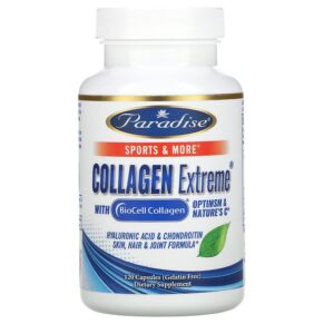 Thực phẩm chức năng Paradise Herbs Collagen Extreme with BioCell Collagen OptiMSM & Nature's C 120 Capsules 601944778651