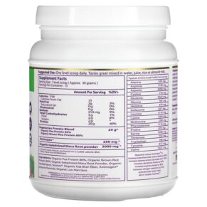 Thực phẩm bổ sung Paradise Herbs Maca Up Vegetarian Energy Protein Vanilla 15.87 oz (450 g) 601944778040