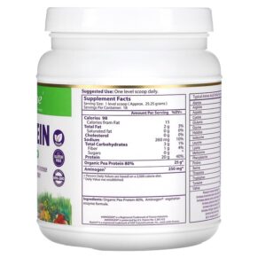 Thực phẩm bổ sung Paradise Herbs Pea Protein Unflavored 16 oz (454 g) 601944778552