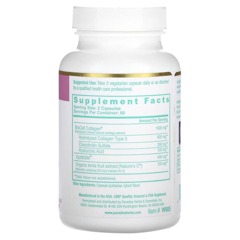 Paradise Herbs Whole-Woman Collagen 120 Vegetarian Capsules 2 Thực phẩm bổ sung Paradise Herbs Whole-Woman Collagen 120 Vegetarian Capsules 601944779054