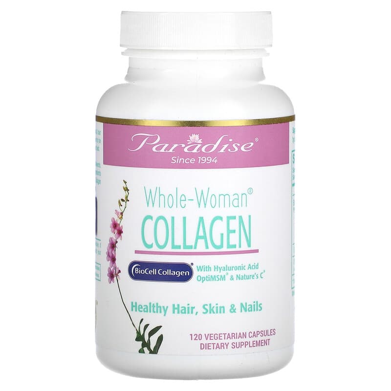 Paradise Herbs Whole-Woman Collagen 120 Vegetarian Capsules 8 Thực phẩm chức năng Paradise Herbs Whole-Woman Collagen 120 Vegetarian Capsules 601944779054