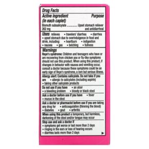 Thực phẩm bổ sung Pepto Bismol Pepto Bismol 40 Caplets 301490039915