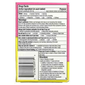 Pepto Bismol Pepto Bismol Chewables 30 Chewable Tablets 3 Thực phẩm bổ sung Pepto Bismol Pepto Bismol Chewables 30 Chewable Tablets 301490039779