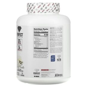 Thực phẩm bổ sung Perfect Sports Diesel New Zealand Whey Isolate French Vanilla 5 lb (2.27 kg) 699097710871