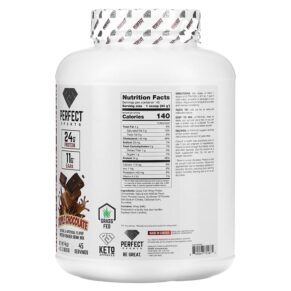 Thực phẩm bổ sung Perfect Sports Ultra Fuel Grass-Fed Whey Protein Triple Chocolate 4 lb (1.82 kg) 699097755872