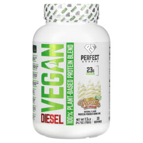 Thực phẩm chức năng Perfect Sports Vegan Diesel 100% Plant-Based Protein Blend Vanilla Ice Cream 1.5 lb (700 g) 699097754660