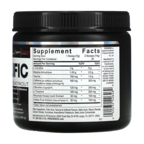 Thực phẩm bổ sung PEScience Prolific Pre-Workout Raspberry Lemonade 9.88 oz (280 g) 040232426469