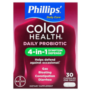 Thực phẩm chức năng Phillips Colon Health Daily Probiotic Supplement 30 Capsules 312843534308