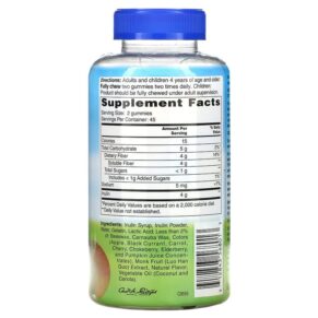 Thực phẩm bổ sung Phillips Fiber Good Gummies Assorted Flavors 90 Gummies 312843568013