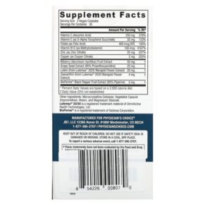 Thực phẩm bổ sung Physician's Choice Areds2 Based Formula 60 Veggie Capsules 854226008070