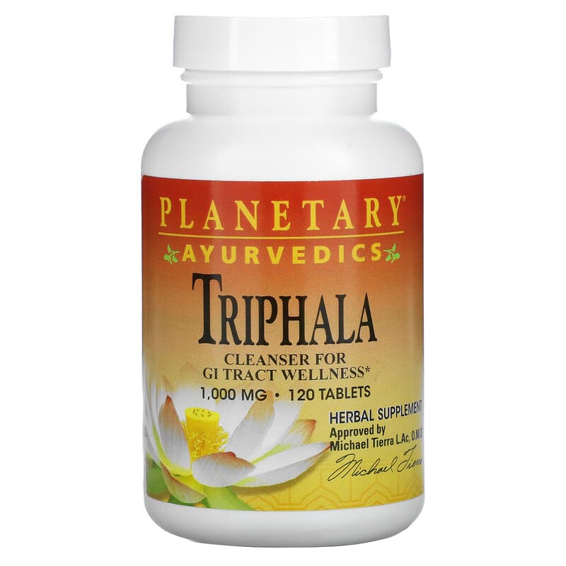 Planetary Herbals Ayurvedics Triphala 1.000 mg 120 Tablets 8 Thực phẩm chức năng Planetary Herbals Ayurvedics Triphala 1.000 mg 120 Tablets 021078106296