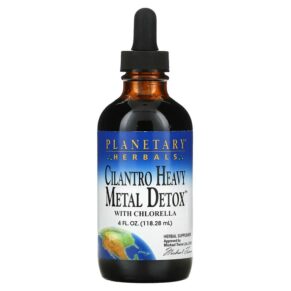 Thực phẩm chức năng Planetary Herbals Cilantro Heavy Metal Detox with Chlorella 4 fl oz (118.28 ml) 021078106586