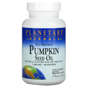 Thực phẩm chức năng Planetary Herbals Full Spectrum Pumpkin Seed Oil 1.000 mg 90 Softgels 021078104223