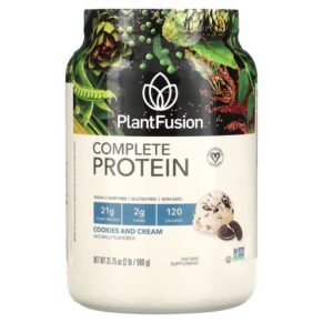 Thực phẩm chức năng PlantFusion Complete Protein Cookies and Cream 2 lb (900 g) 890985001990