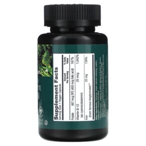 Thực phẩm bổ sung PlantFusion Vegan Complete Iron 25 mg 90 Vegan Capsules 840052400126