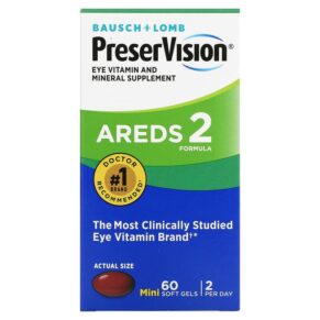 Thực phẩm chức năng PreserVision AREDS 2 Formula 60 Mini Soft Gels 324208697603