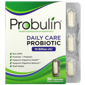 Thực phẩm chức năng Probulin Daily Care Probiotic 10 Billion CFU 30 Capsules 855757003404