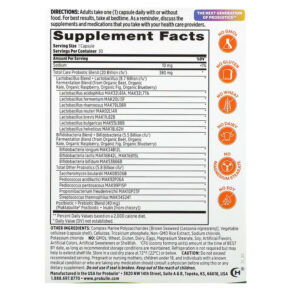 Thực phẩm bổ sung Probulin Total Care Probiotic 20 Billion CFU 30 Capsules 855757003435