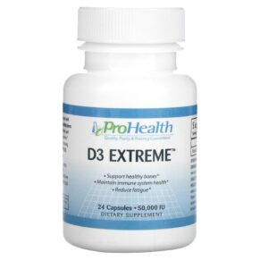 Thực phẩm chức năng ProHealth Longevity D3 Extreme 50.000 IU 24 Capsules 850023410245