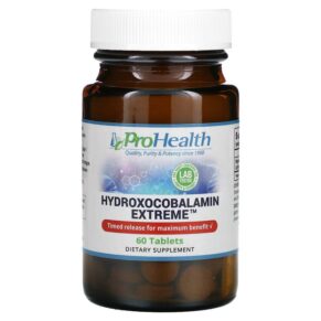 Thực phẩm chức năng ProHealth Longevity Hydroxocobalamin Extreme 60 Tablets 850023410825