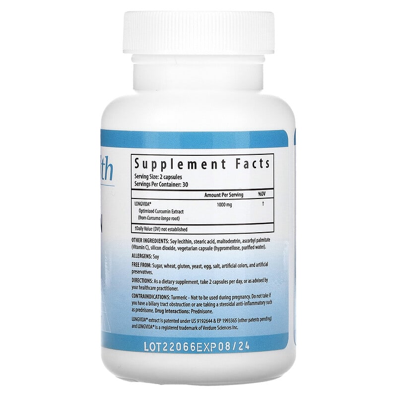 ProHealth Longevity Optimized Curcumin 500 mg 60 Veggie Capsules 2 Thực phẩm bổ sung ProHealth Longevity Optimized Curcumin 500 mg 60 Veggie Capsules 850023410412