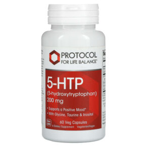 Thực phẩm chức năng Protocol for Life Balance 5-HTP 200 mg 60 Veg Capsules 707359101081