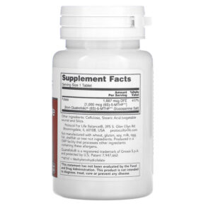 Thực phẩm bổ sung Protocol for Life Balance 5-Methyl Folate 1.000 mcg 90 Tablets 707359104914