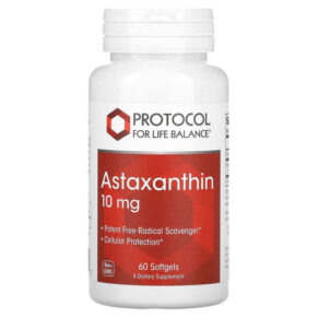 Thực phẩm chức năng Protocol for Life Balance Astaxanthin 10 mg 60 Softgels 707359122512