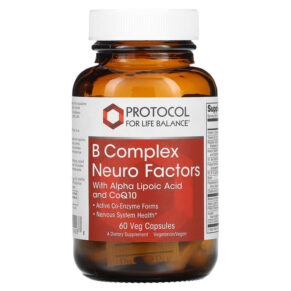 Thực phẩm chức năng Protocol for Life Balance B Complex Neuro Factors 60 Veg Capsules 707359104068