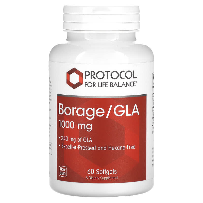 Protocol for Life Balance Borage/GLA 1.000 mg 60 Softgels 8 Thực phẩm chức năng Protocol for Life Balance Borage/GLA 1.000 mg 60 Softgels 707359117204