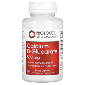 Thực phẩm chức năng Protocol for Life Balance Calcium D-Glucarate 500 mg 90 Veg Capsules 707359130975