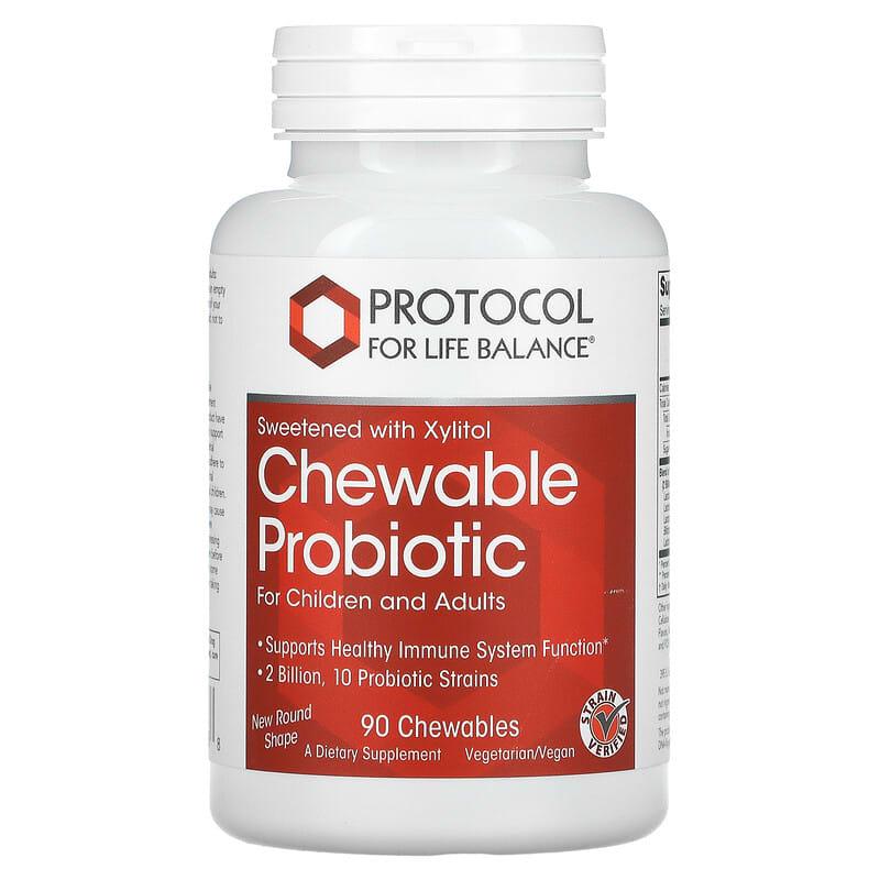 Protocol for Life Balance Chewable Probiotic For Children and Adults 2 Billion 90 Chewables 8 Thực phẩm chức năng Protocol for Life Balance Chewable Probiotic For Children and Adults 2 Billion 90 Chewables 707359129368
